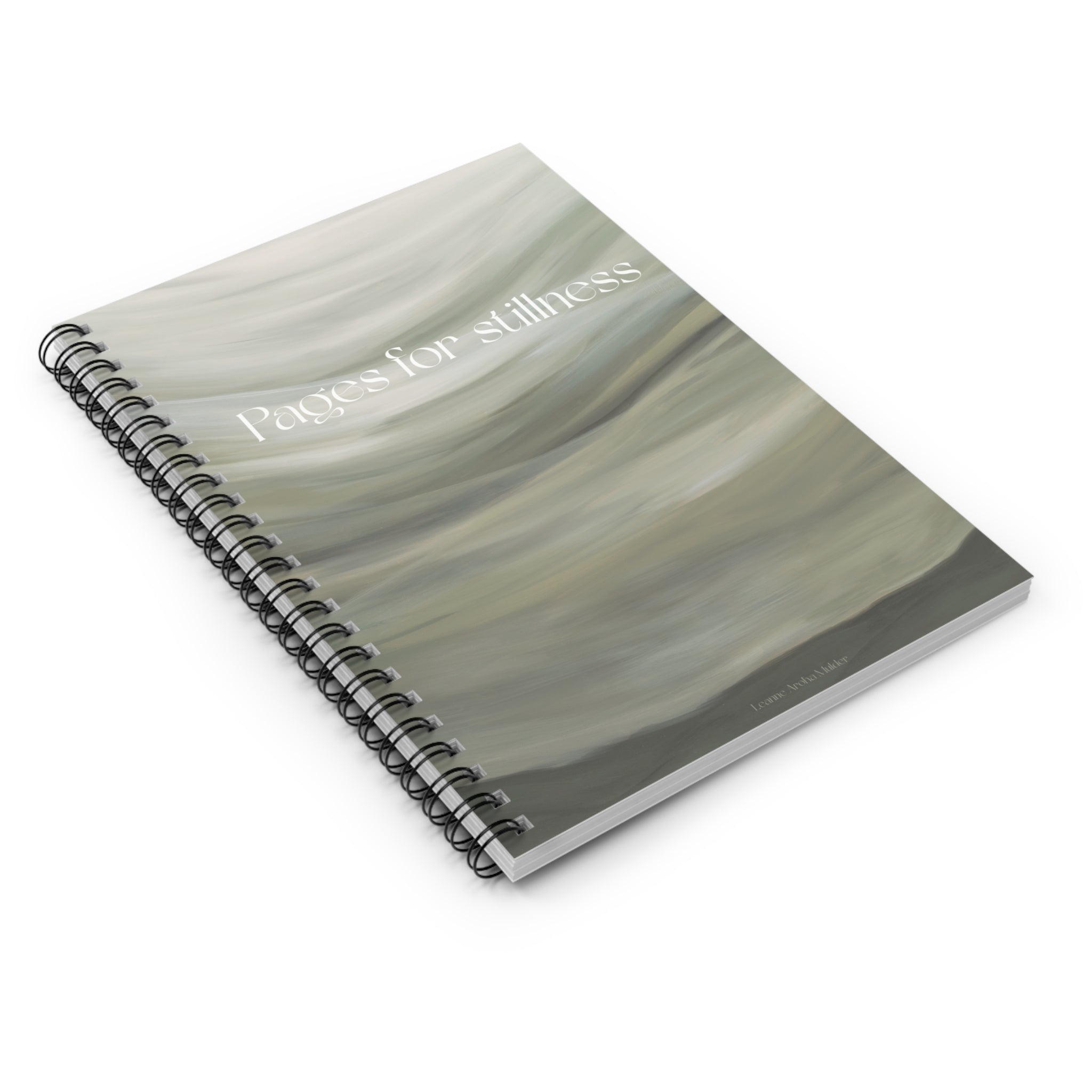 Pages for Stillness - Velvet Earth- Spiral Bound journal