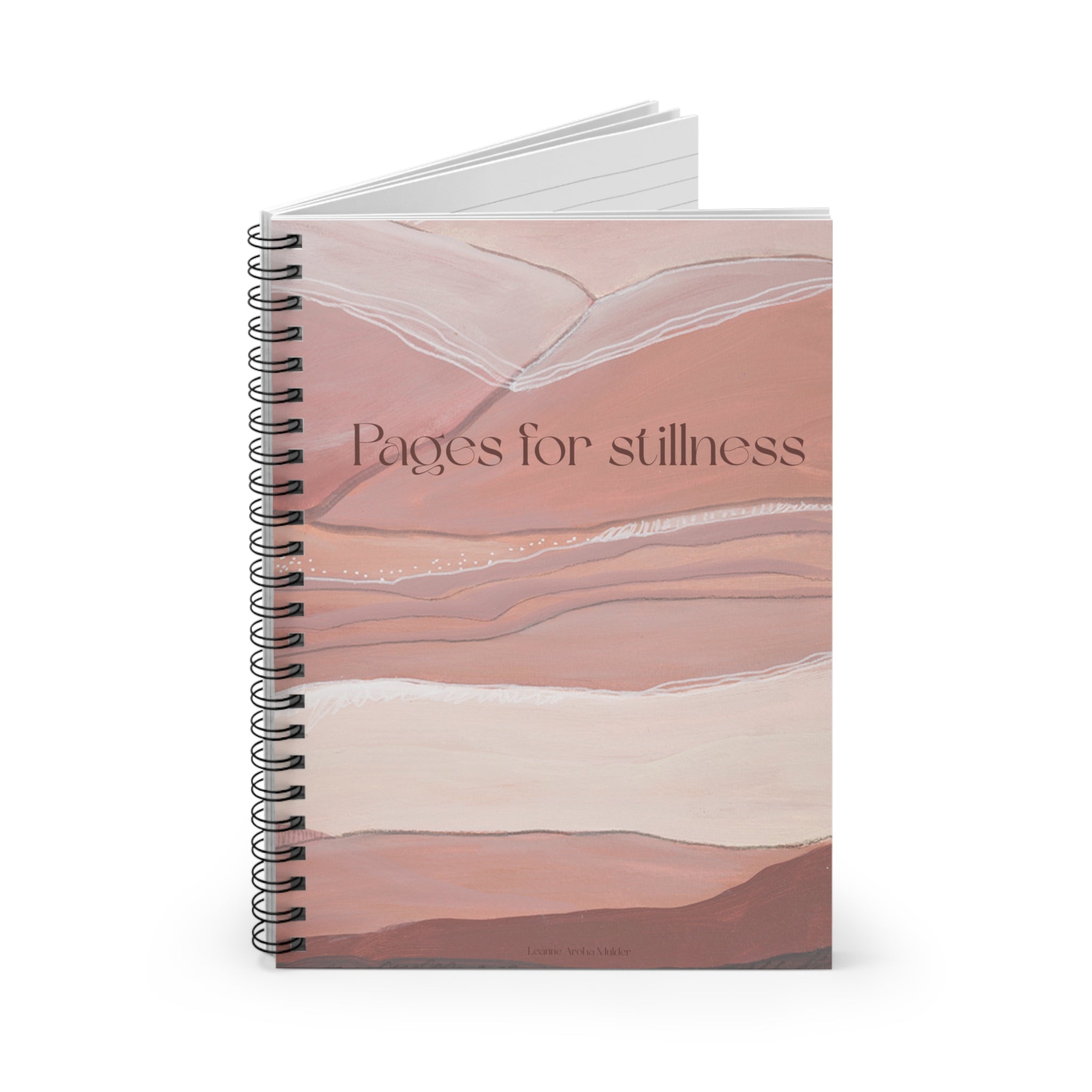 Pages for Stillness - Spiral Bound soft cover note book
