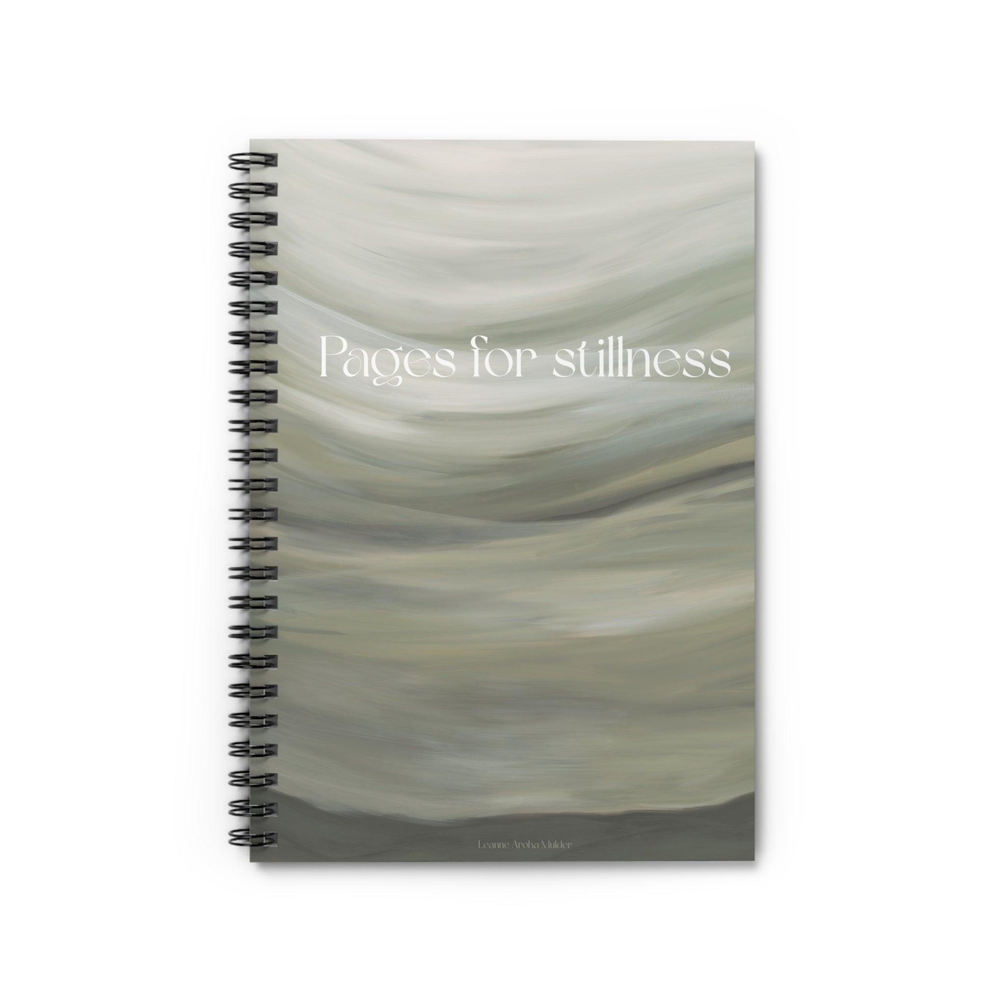 Pages for Stillness - Velvet Earth- Spiral Bound journal