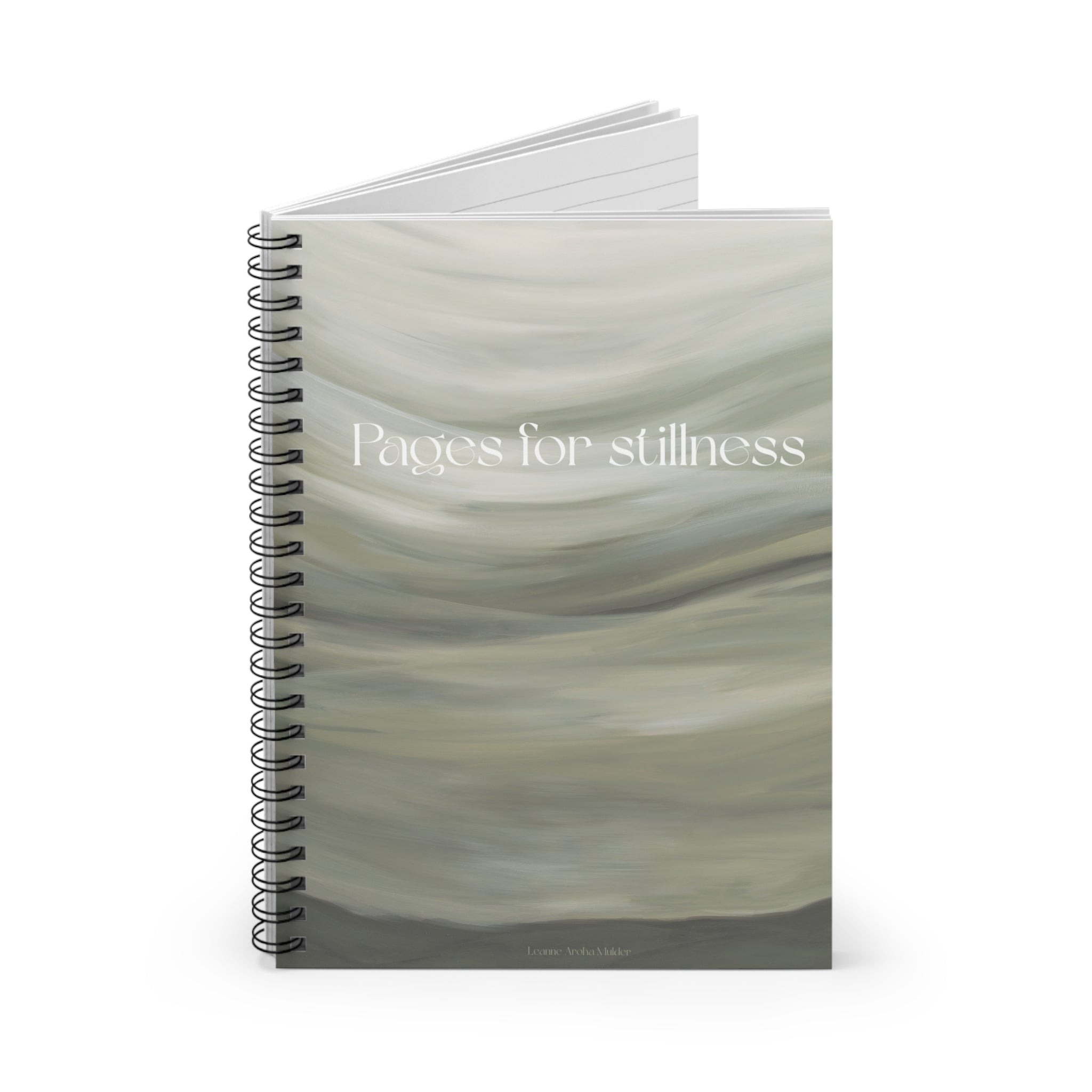 Pages for Stillness - Velvet Earth- Spiral Bound journal